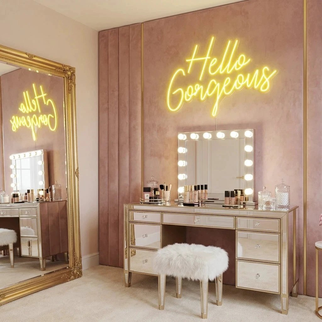Hello Gorgeous Led Neon Sign Light