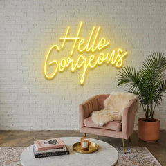 Hello Gorgeous Led Neon Sign Light