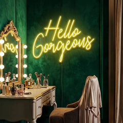 Hello Gorgeous Led Neon Sign Light