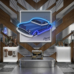 Hot Rod Racer LED Neon Sign Light Pop Art