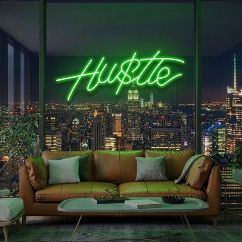 Hustle Led Neon Sign Light