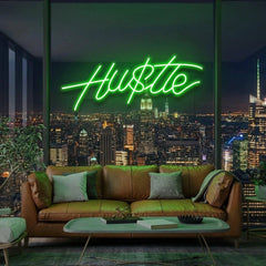 Hustle Led Neon Sign Light