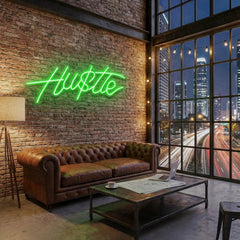 Hustle Led Neon Sign Light