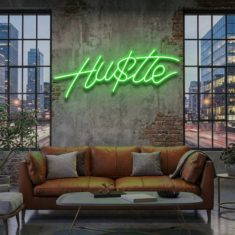 Hustle Led Neon Sign Light