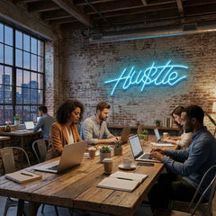 Hustle Led Neon Sign Light