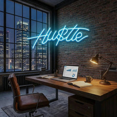 Hustle Led Neon Sign Light