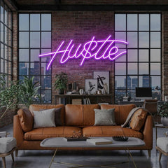 Hustle Led Neon Sign Light