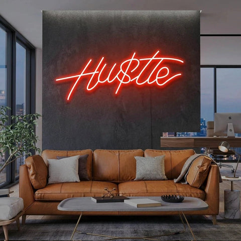 Hustle Led Neon Sign Light