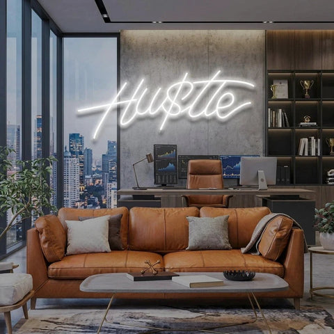 Hustle Led Neon Sign Light