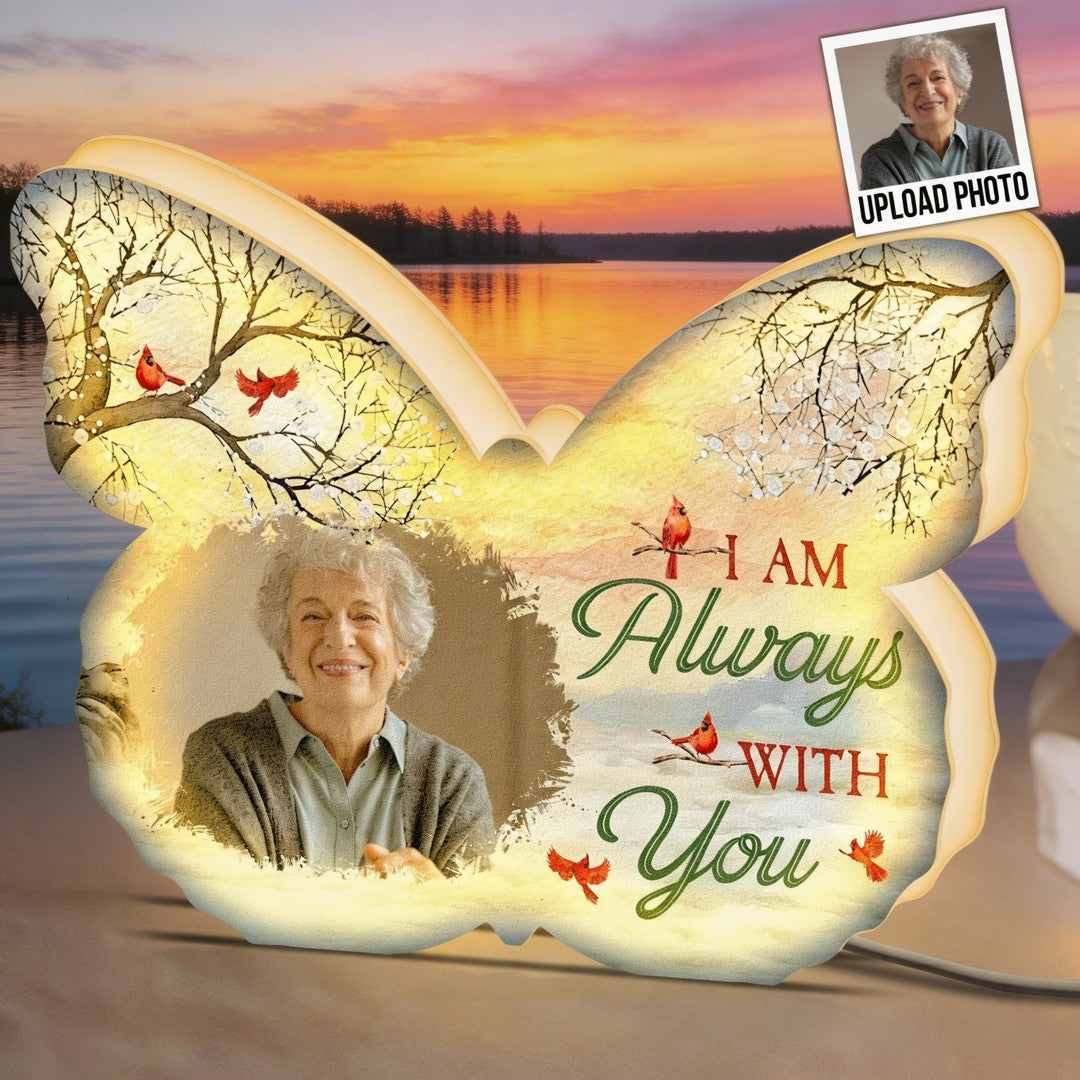 I Am Always With You - Personalized Photo Light Box
