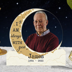 I Am Always With You - Personalized Custom Shape Photo Light Box