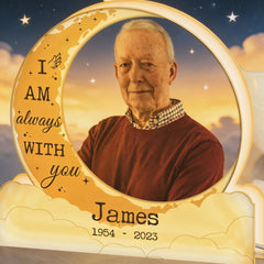 I Am Always With You - Personalized Custom Shape Photo Light Box