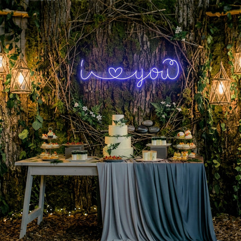 I Love You Led Neon Sign Light