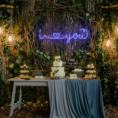 I Love You Led Neon Sign Light