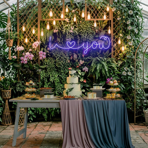 I Love You Led Neon Sign Light