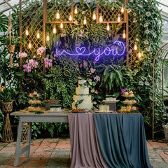 I Love You Led Neon Sign Light