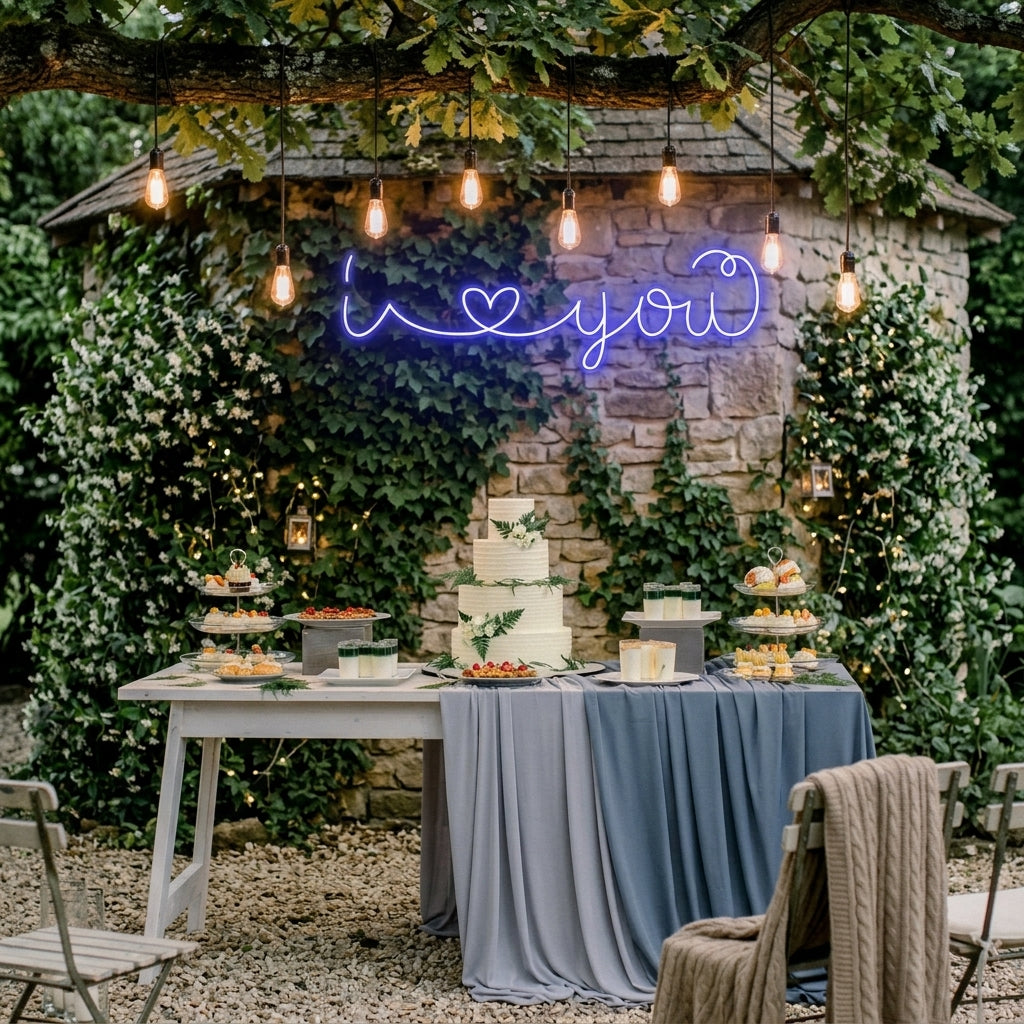 I Love You Led Neon Sign Light
