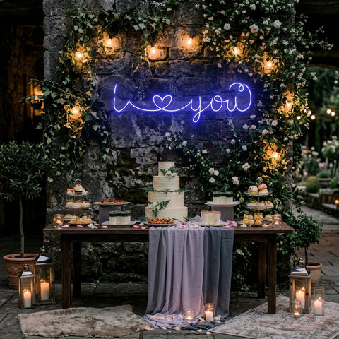 I Love You Led Neon Sign Light