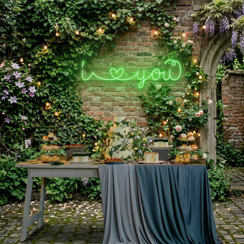 I Love You Led Neon Sign Light