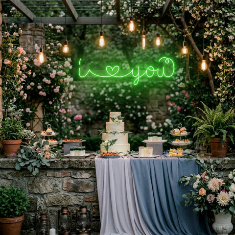 I Love You Led Neon Sign Light