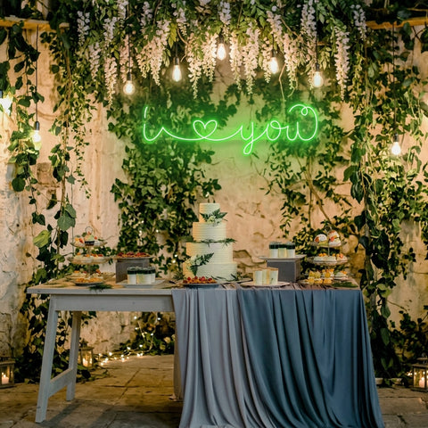 I Love You Led Neon Sign Light