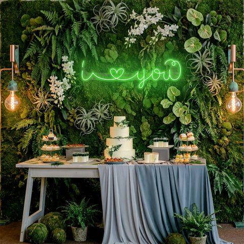 I Love You Led Neon Sign Light