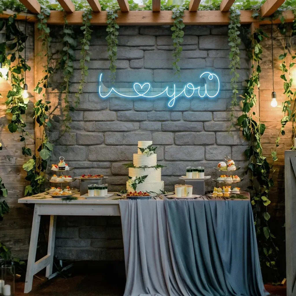 I Love You Led Neon Sign Light
