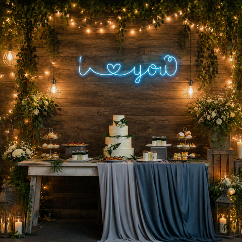 I Love You Led Neon Sign Light