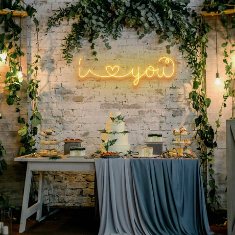 I Love You Led Neon Sign Light
