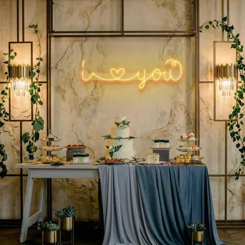 I Love You Led Neon Sign Light