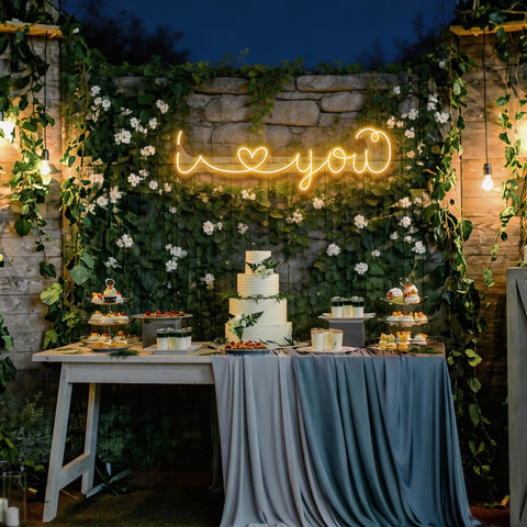 I Love You Led Neon Sign Light