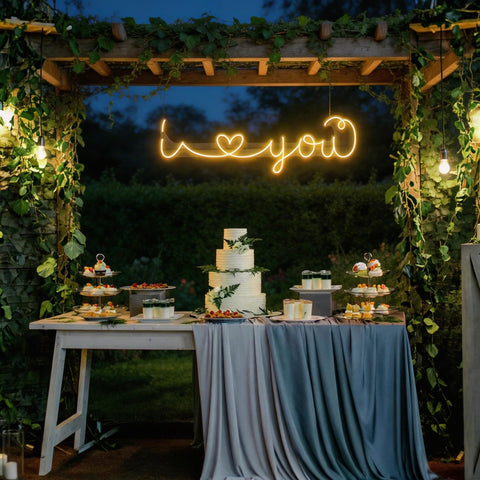 I Love You Led Neon Sign Light