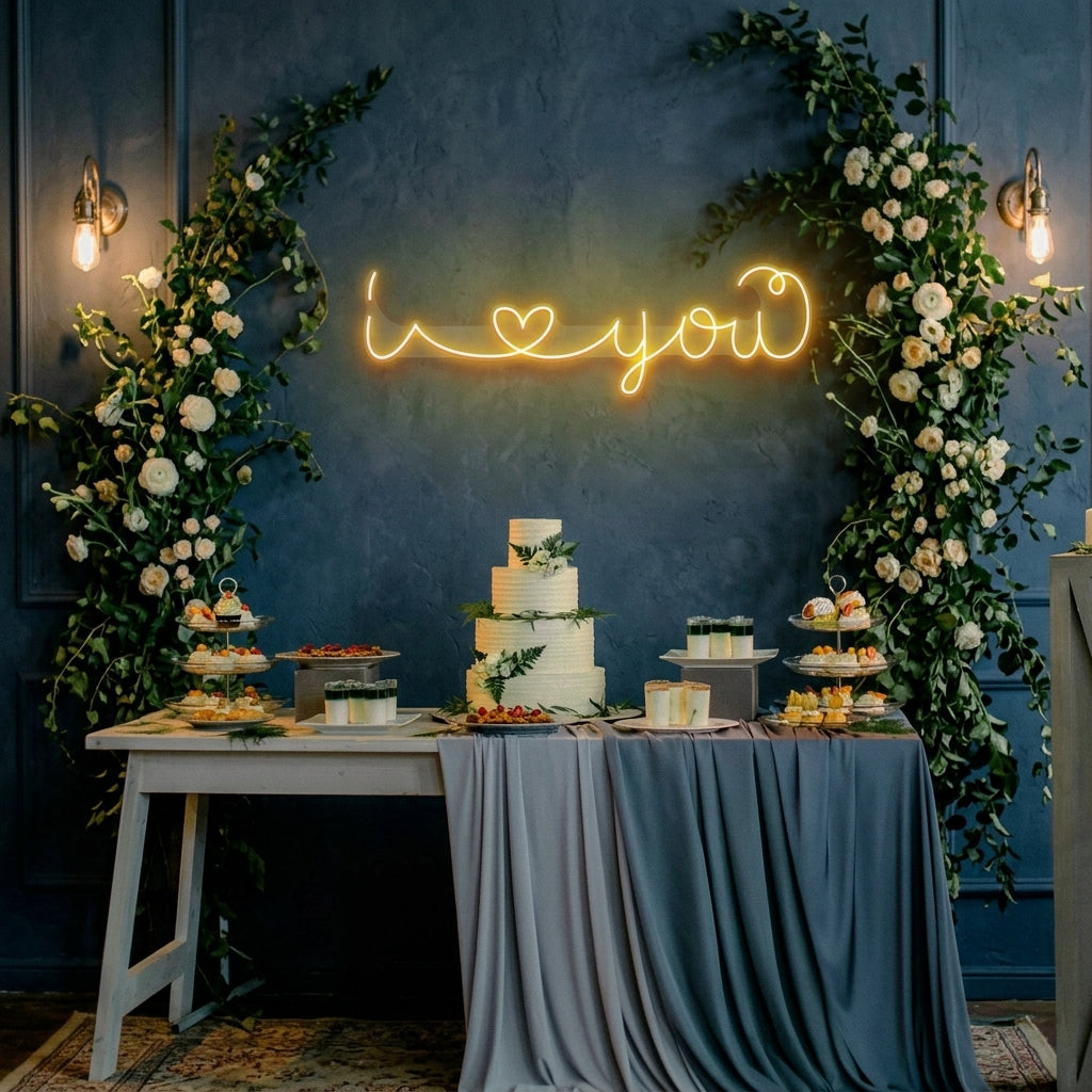 I Love You Led Neon Sign Light