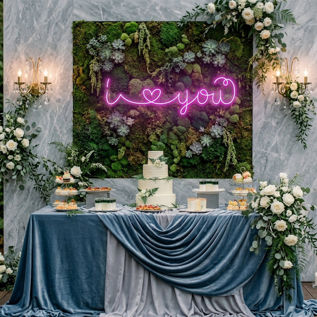 I Love You Led Neon Sign Light