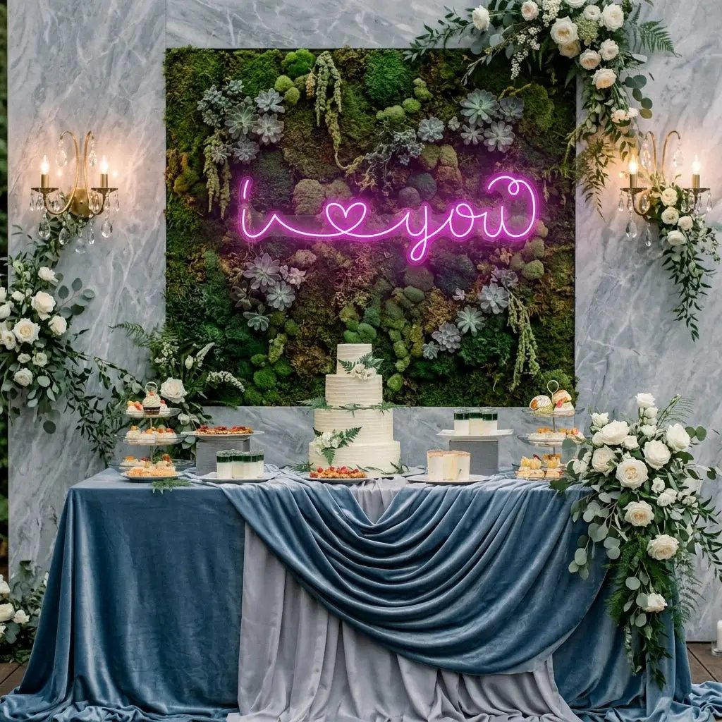 I Love You Led Neon Sign Light