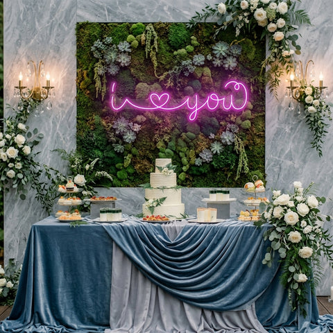 I Love You Led Neon Sign Light