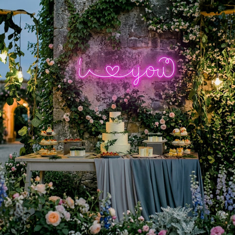I Love You Led Neon Sign Light