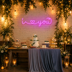 I Love You Led Neon Sign Light