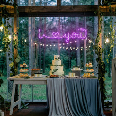 I Love You Led Neon Sign Light