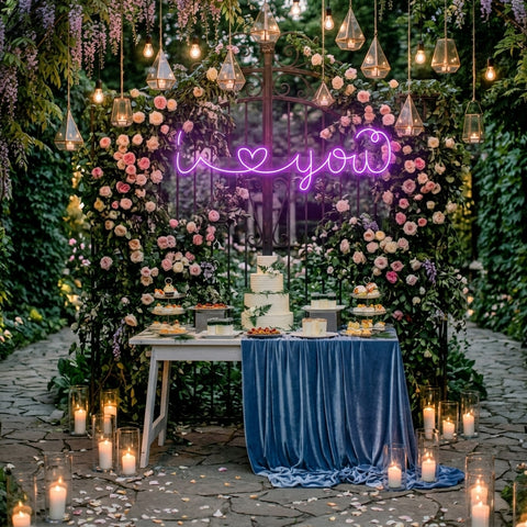 I Love You Led Neon Sign Light