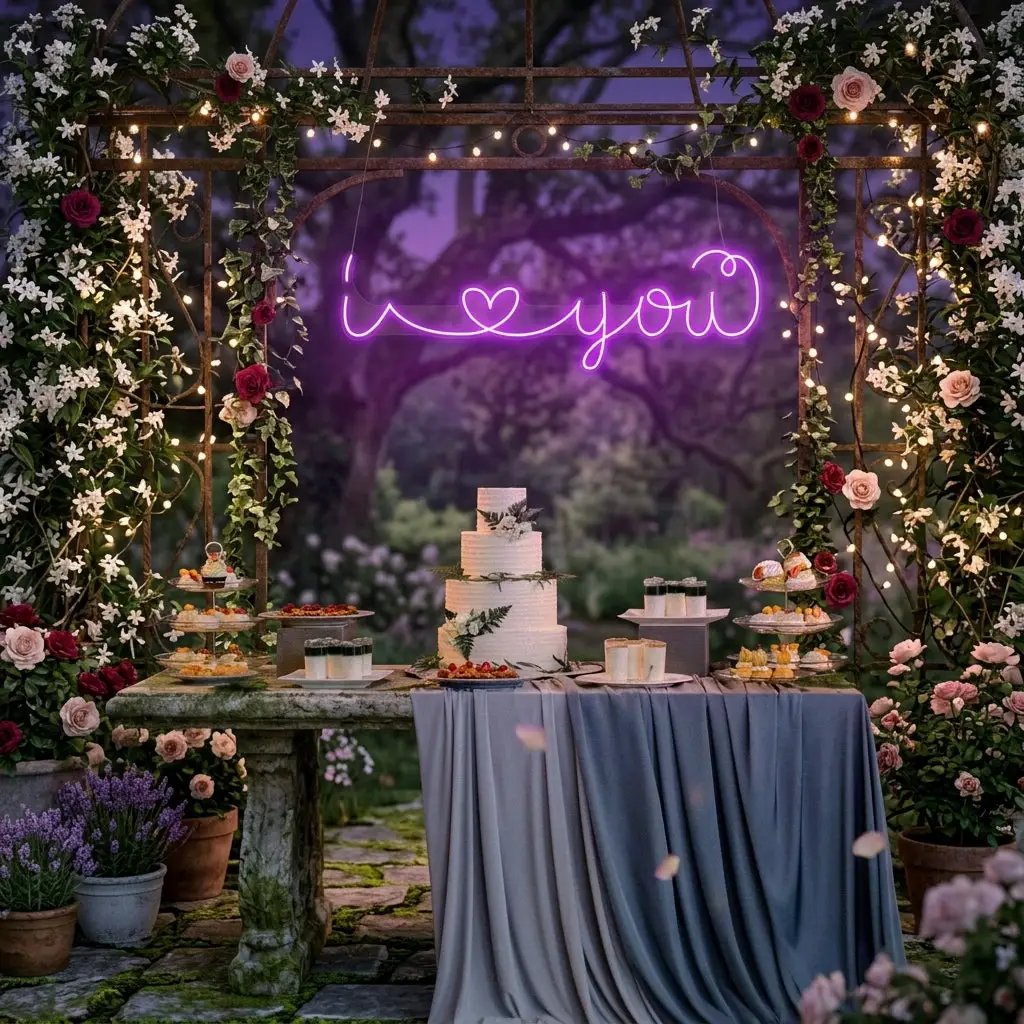 I Love You Led Neon Sign Light