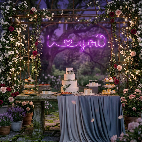 I Love You Led Neon Sign Light