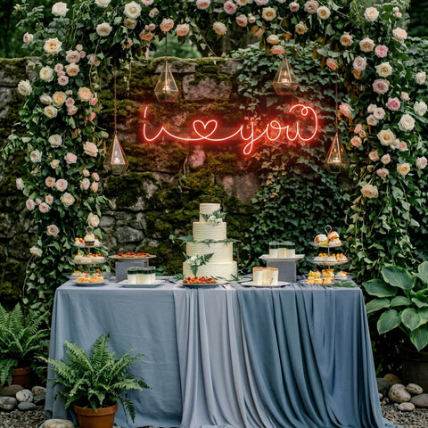I Love You Led Neon Sign Light