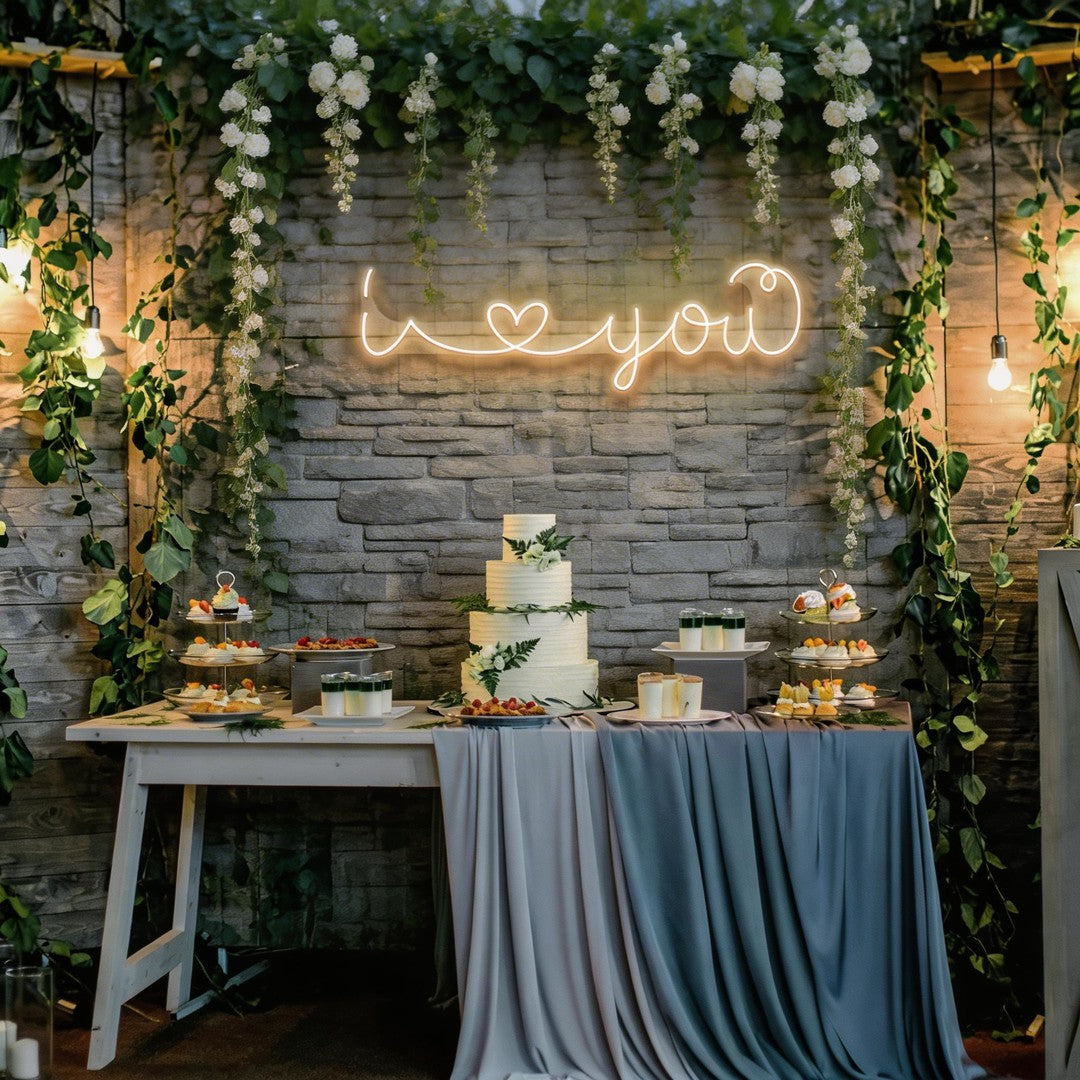 I Love You Led Neon Sign Light