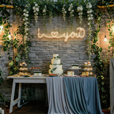 I Love You Led Neon Sign Light