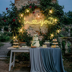 I Love You Led Neon Sign Light