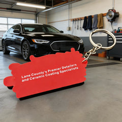 Custom 3D Die-Cut Rubber Keychains