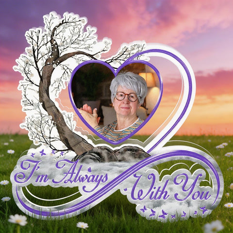 I'm Always With You Infinity Symbol - Personalized Photo Light Box