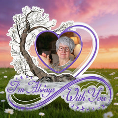 I'm Always With You Infinity Symbol - Personalized Photo Light Box