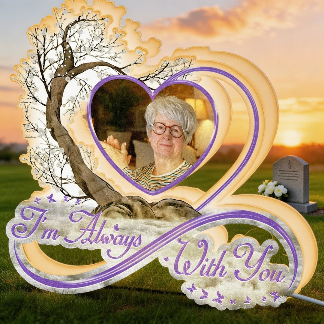 I'm Always With You Infinity Symbol - Personalized Photo Light Box